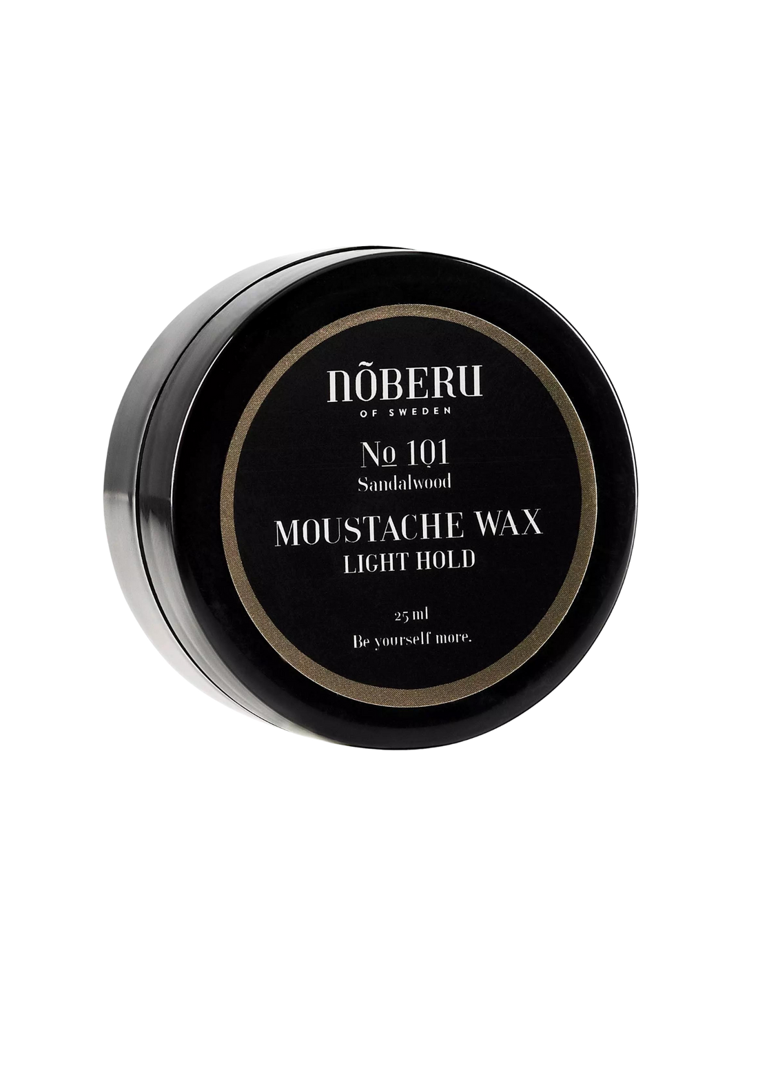 Nõberu of Sweden Moustache Wax Light Hold Sandalwood 25 ml
