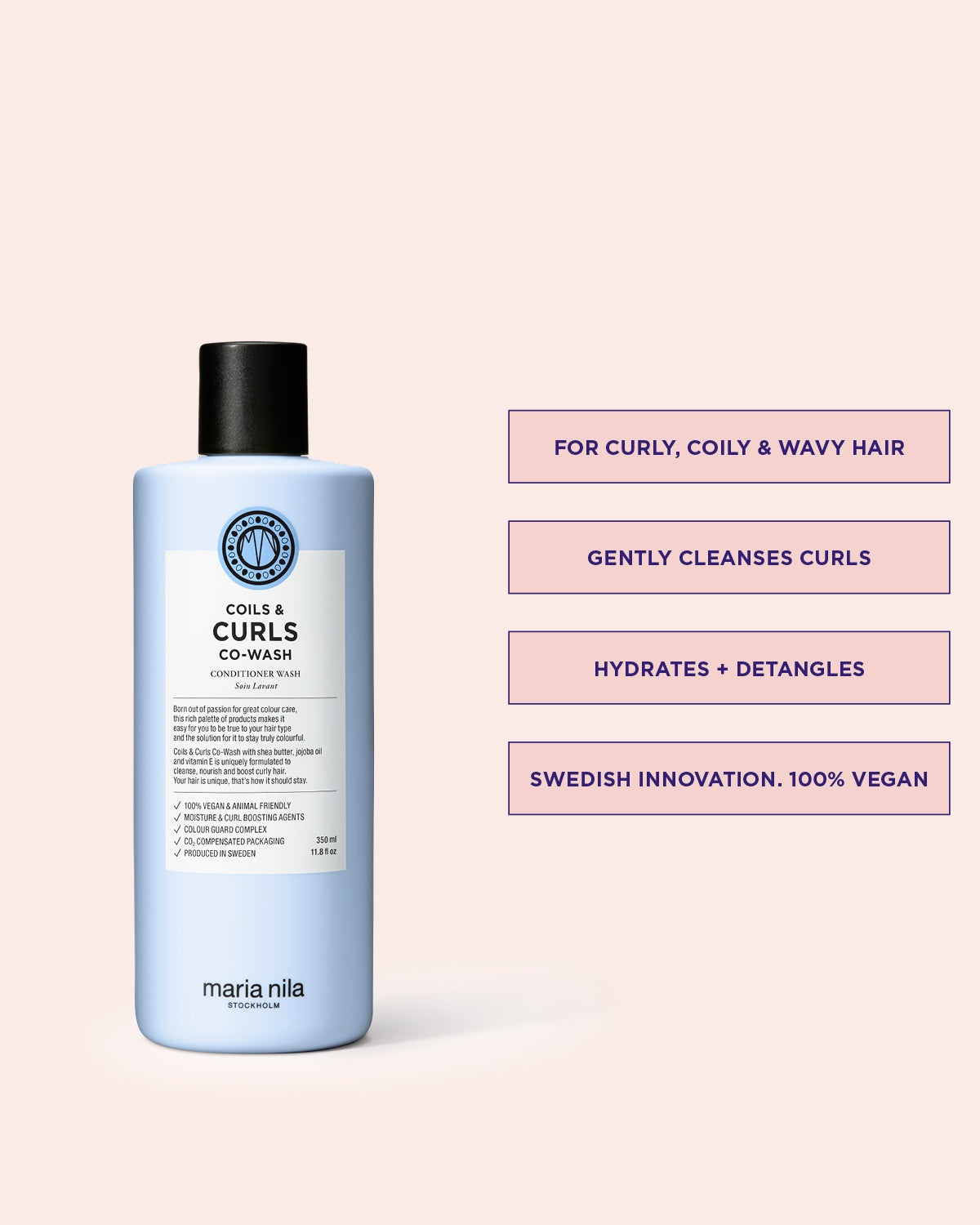 Coils &amp; Curls Co-Wash 350ml
